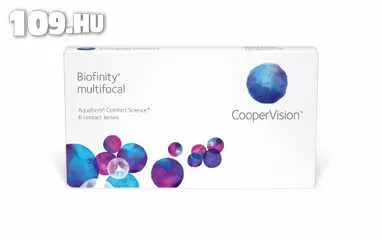 Coopervision Biofinity multifocal multifokális kontaktlencse 3 db